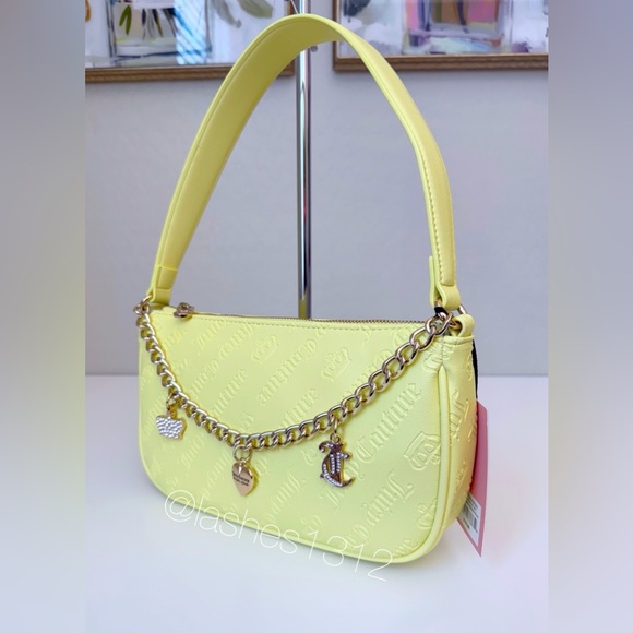 JUICY COUTURE Not Your Babe Shoulder Bag & Wallet Set - Yellow - Picture 3 of 8
